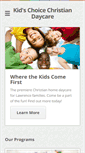 Mobile Screenshot of kccdaycare.com