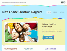 Tablet Screenshot of kccdaycare.com